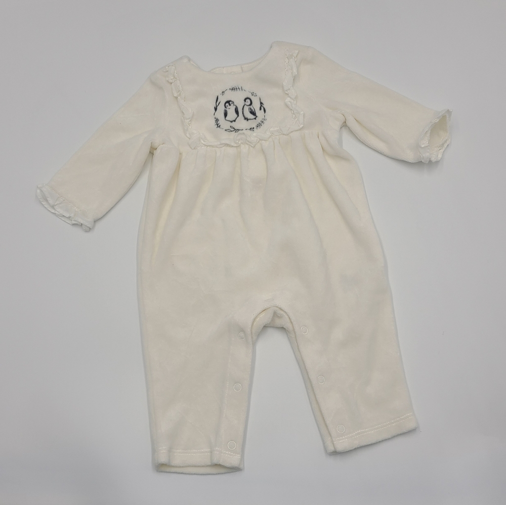 Janie and Jack baby girl penguin outfit size 0-3 months